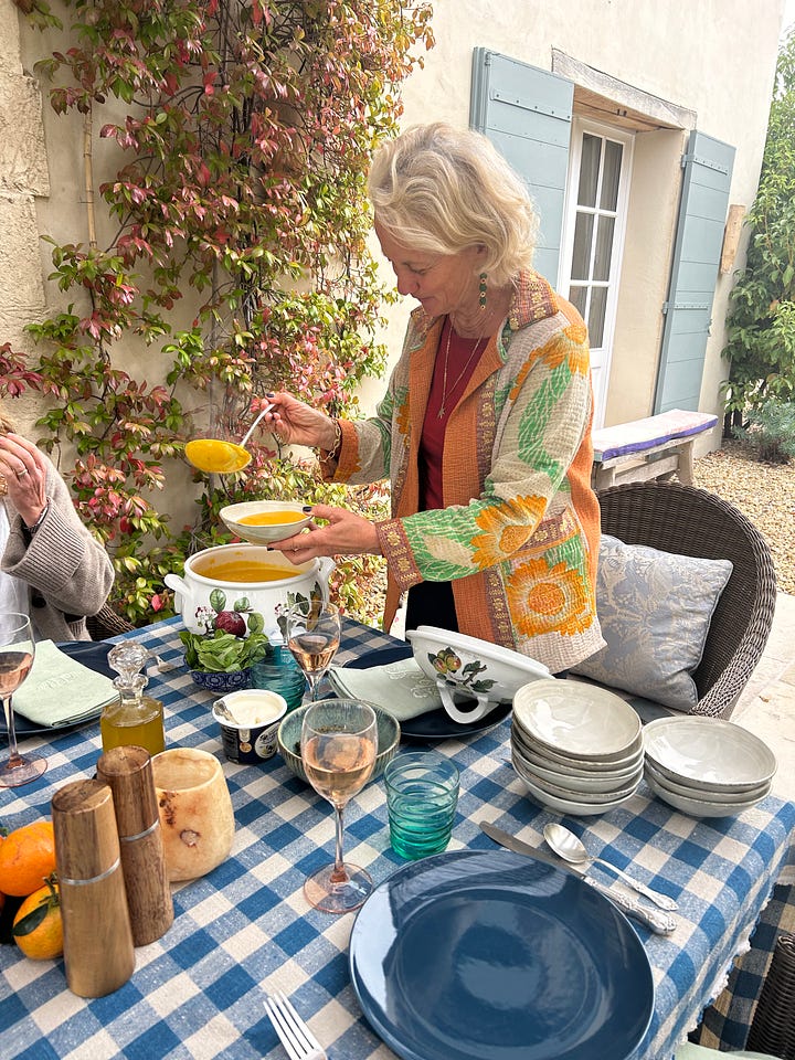 Images from a cooking workshop and lunch in Provence, France