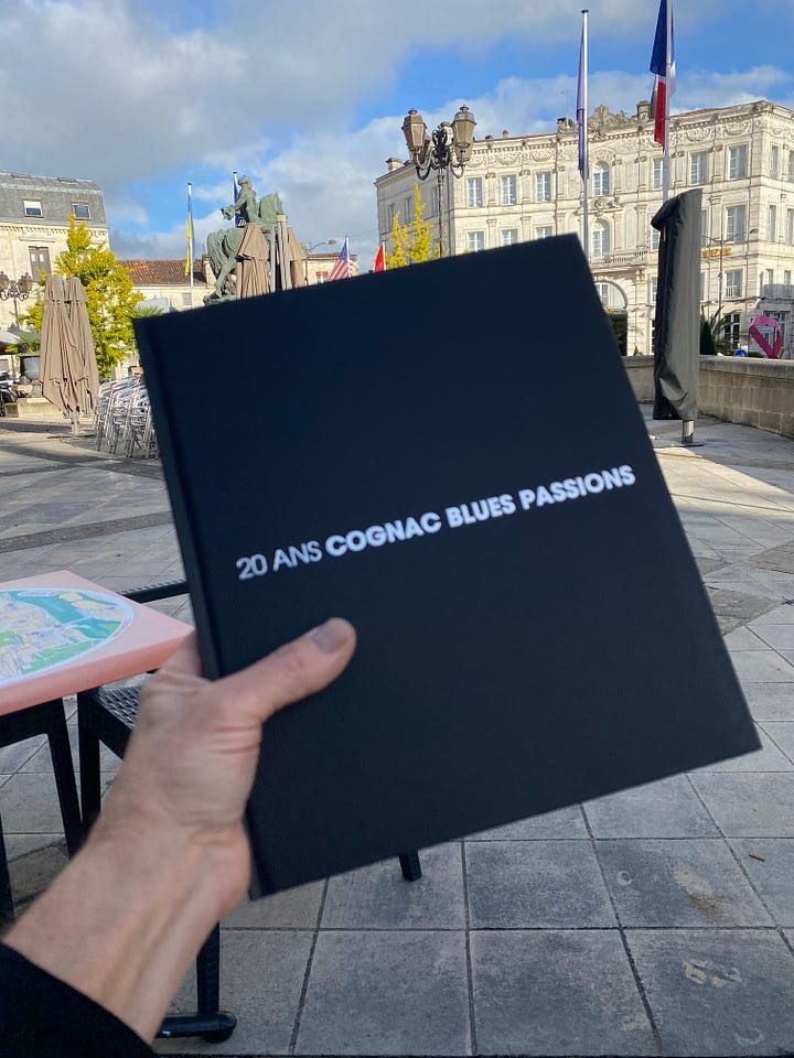 Cognac Blues Passions book donated by Michel Rolland