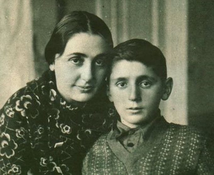 Photo 1: From left to right: Rauf Lakoba, Nikolay Inal-ipa, Ada Schlatter, Nikolai Lakoba. Shortly before repression. Gagra, Abkhazia. Early 1930s. Photo 2: A prison snapshot of Mikhail Lakoba's son Nikolay. Photo 3: Nestor Lakoba's mother Shakhusna Dzhergenia. Photo 4: Sariya (Nestor Lakoba's wife) and their son Rauf Lakoba. Last picture with her son, one year before arrest.