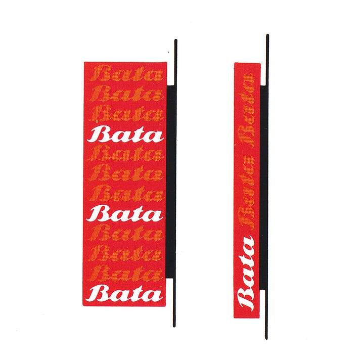 Design Research Unit's 1969 corporate identity for Bata.