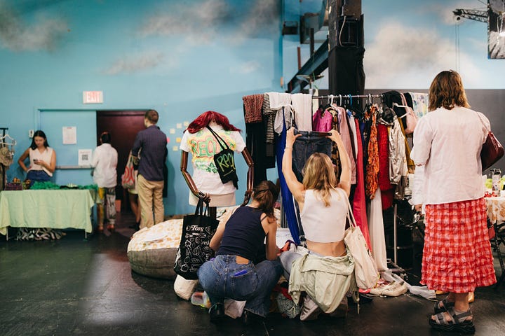 Reclypt's Circular Fashion Playground during Climate Week last year!