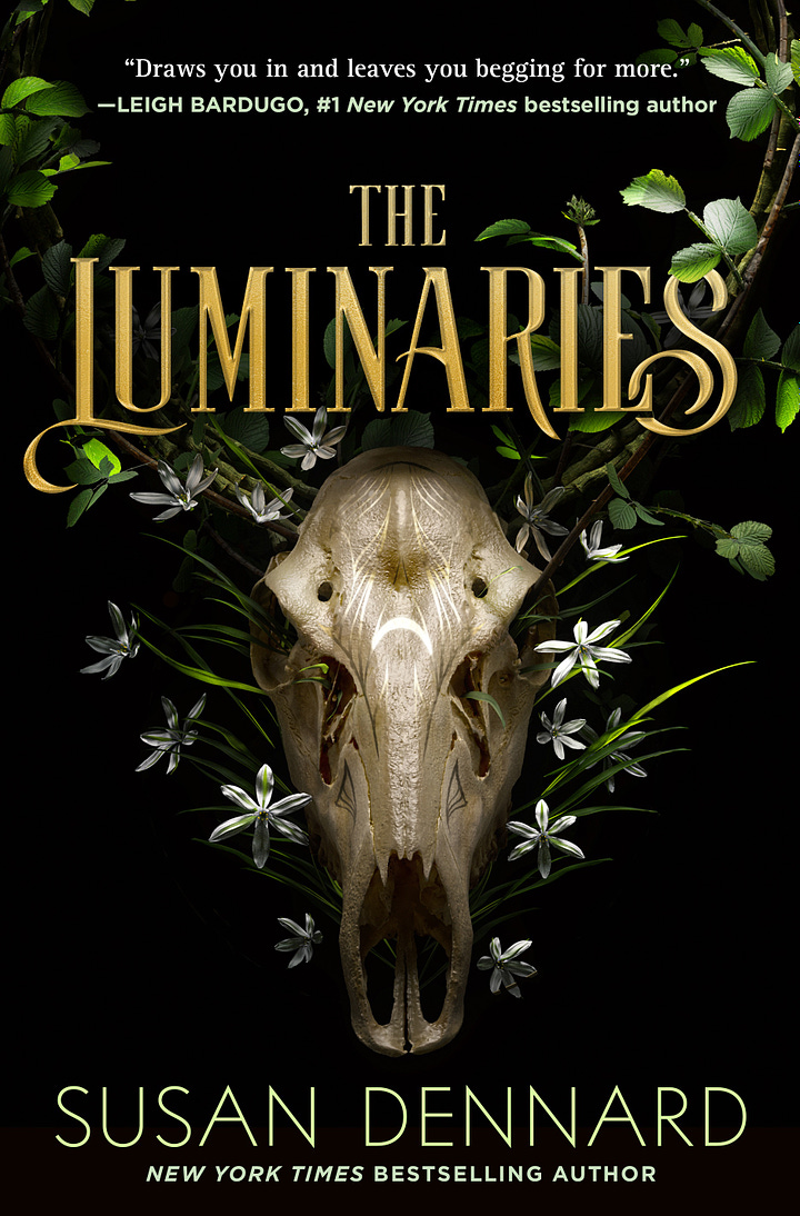 Covers for The Luminaries and The Hunting Moon