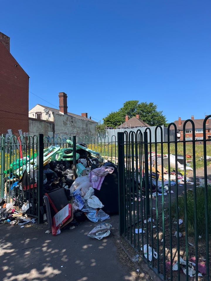 Mountains of waste piled up in Birmingham Pics: The Lead