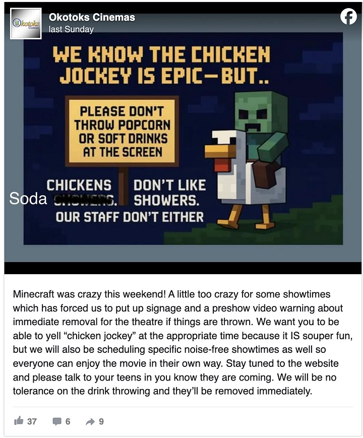 Chicken Jockey Frenzy in theatres