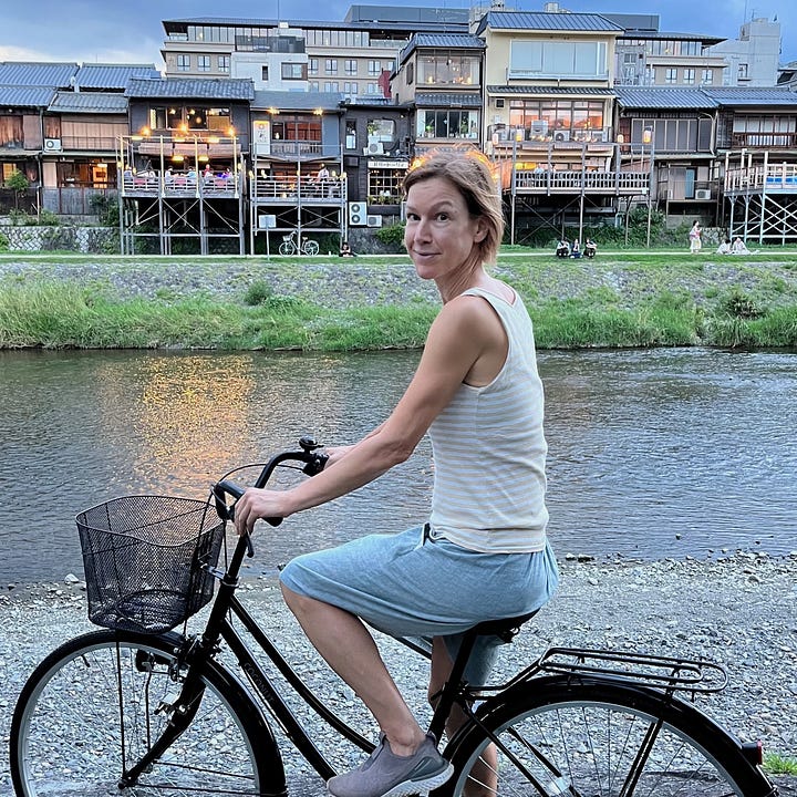Cycling along the Kamo River and the Sorting Garbage Help Sheet