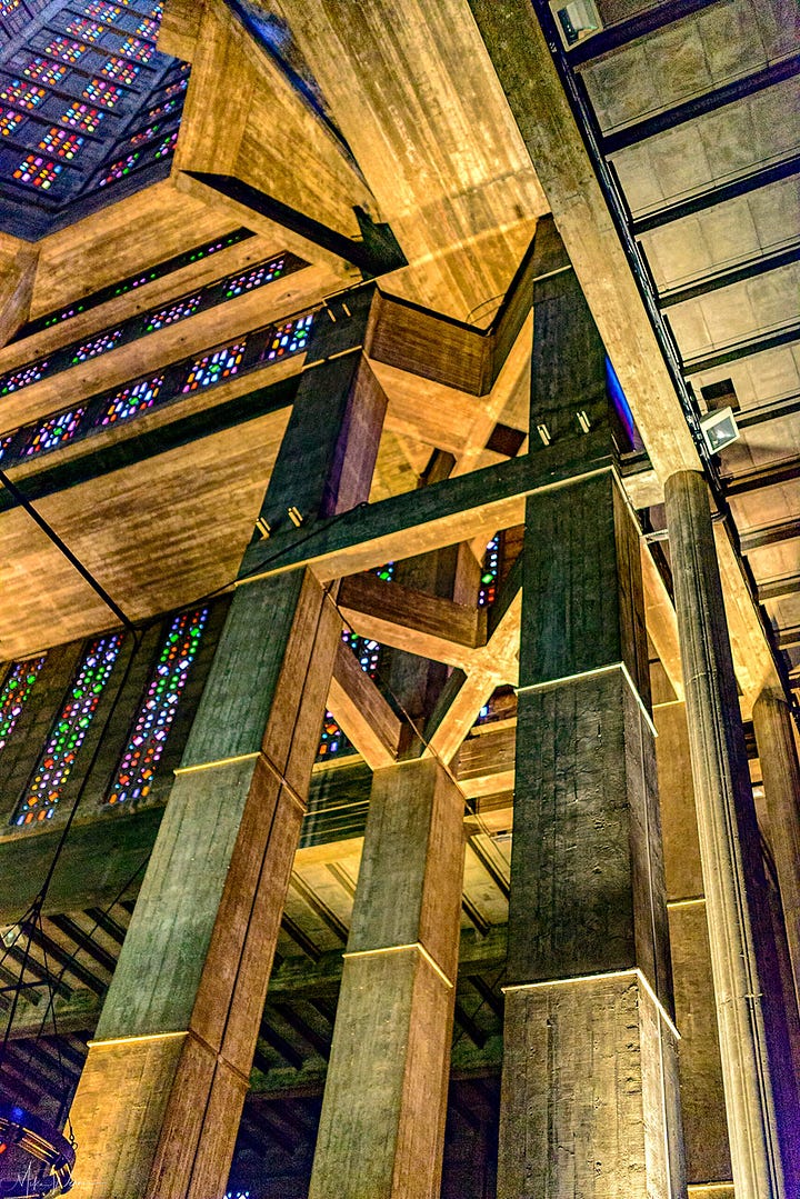 Some views of the inside of the church