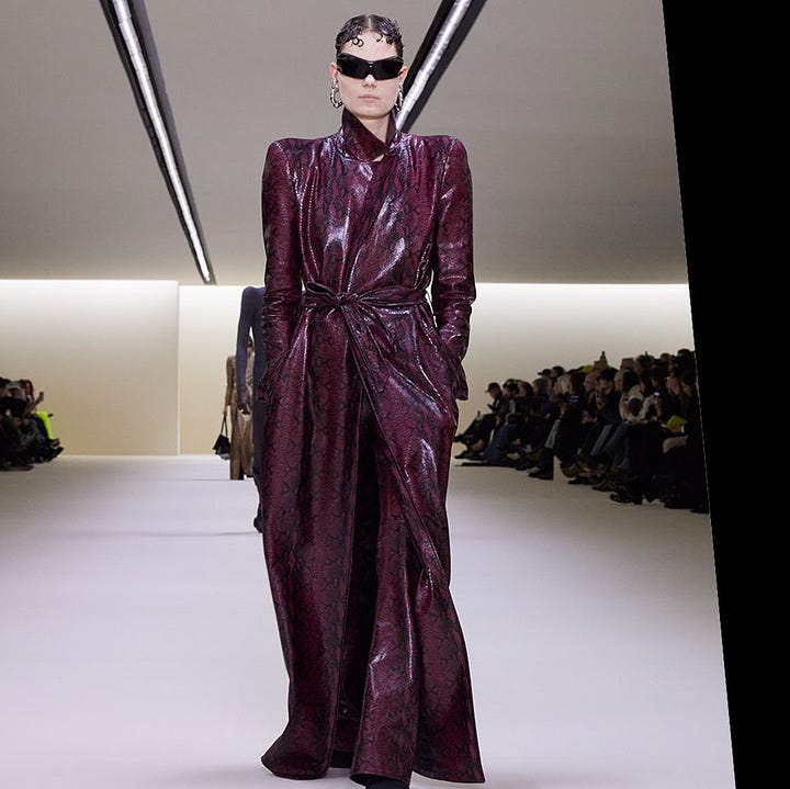 For its haute couture comeback, Balenciaga shook things up with