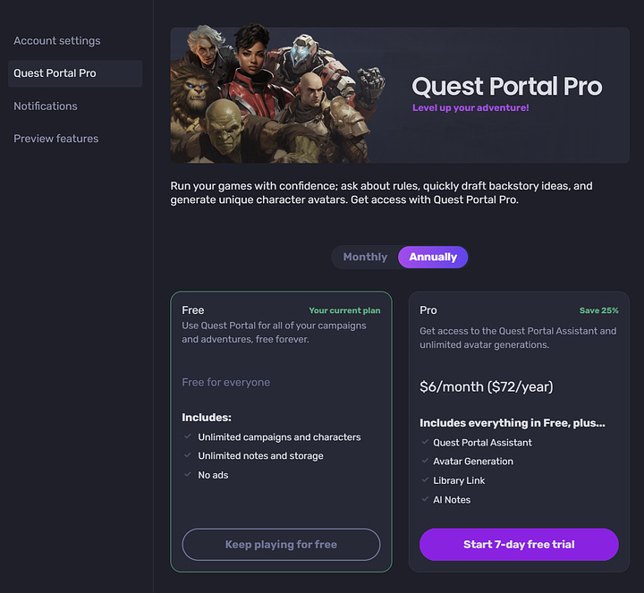 Upgrade to Quest Portal Pro