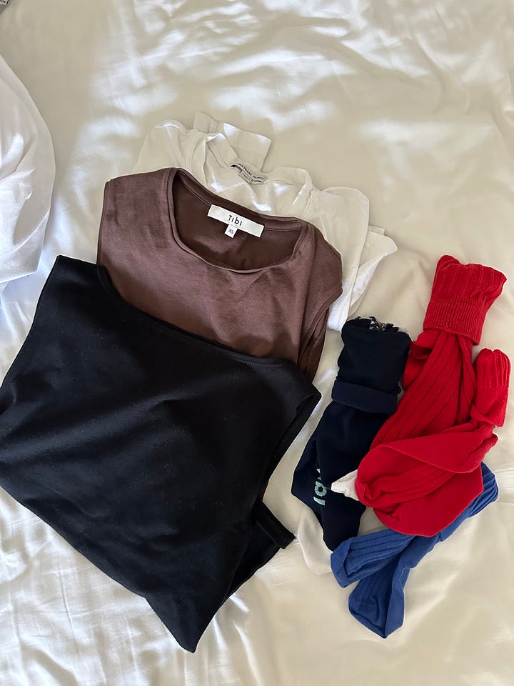 packing clothes