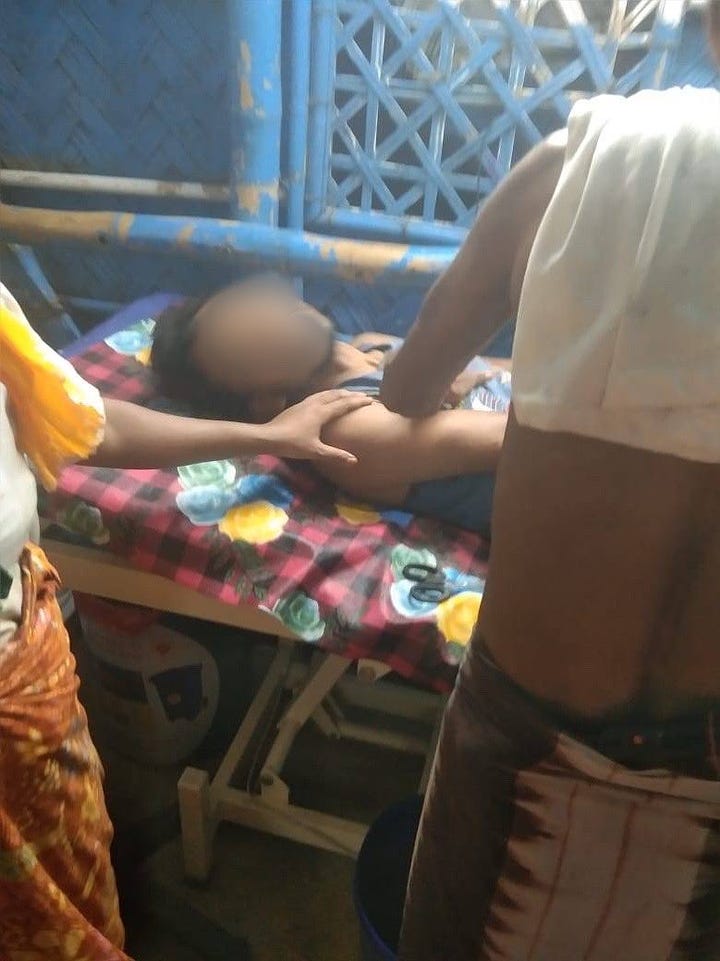 Vionece in Rohingya camp 4