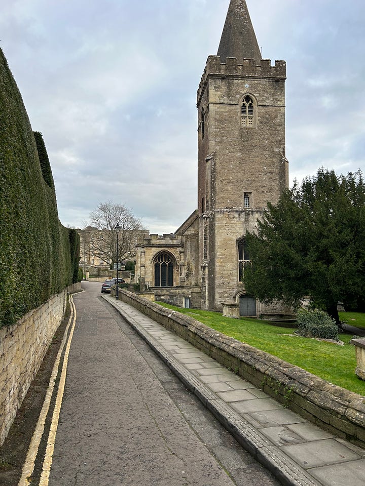 Photos of Hloy Trinity Parish Church, Church Street, Bradford on Avon, Wiltshire. Images: Roland's Travels