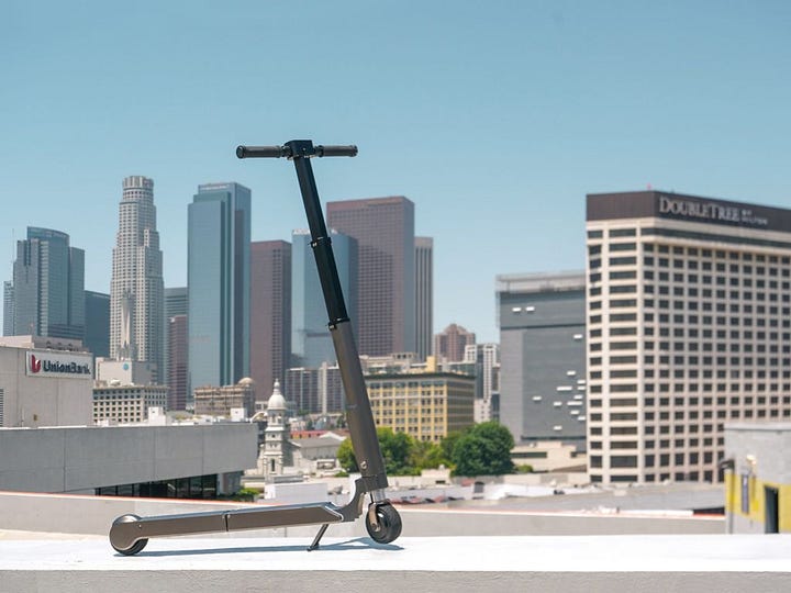 hyundai Neptune semi truck concept and an integrated micromobility scooter concept