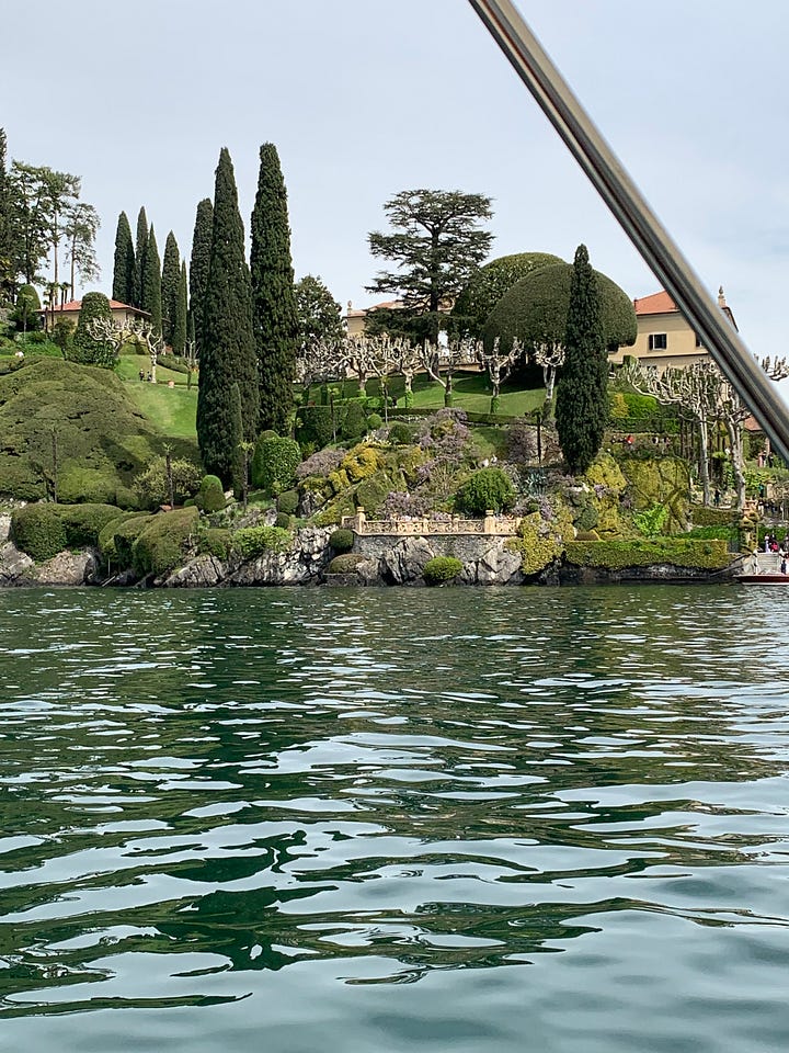 photos from Menaggio on Lake Como of gelato, the views, pasta, the lake