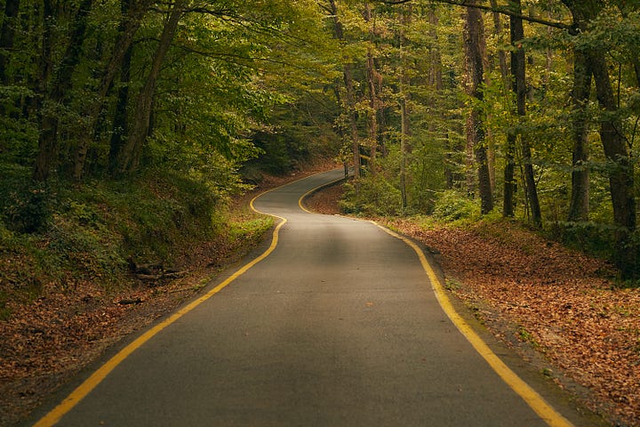 The gravel road alleviates many ills - it connects nature and lowers usage and pollution levels