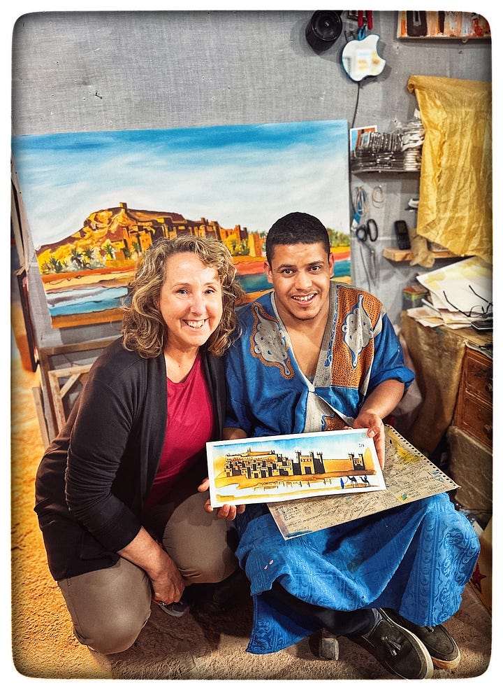 Ait-Ben-Haddou Morocco Jen Baxter Skillful Scribbler 