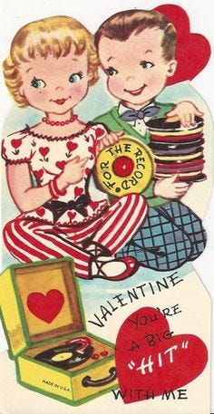 An assortment of Vintage Valentines I've collected over the years.