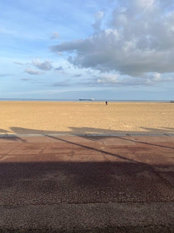 Great Yarmouth's beach and The Empire Pic: The Lead