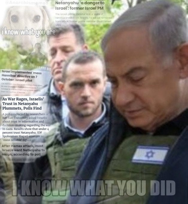 Israeli Soldier Giving Netanyahu a "I know what you did" Look, Elon Musk Tour