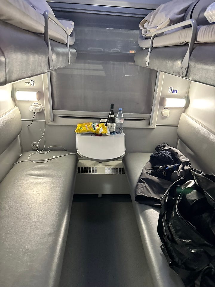Kyiv to Warsaw on the sleeper train