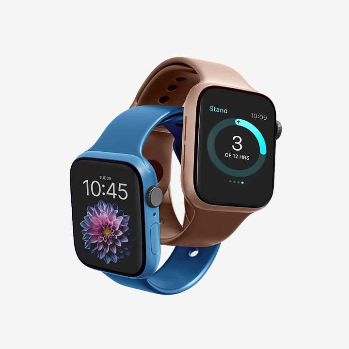 Headset and Apple Watch mockup from Geneza Store