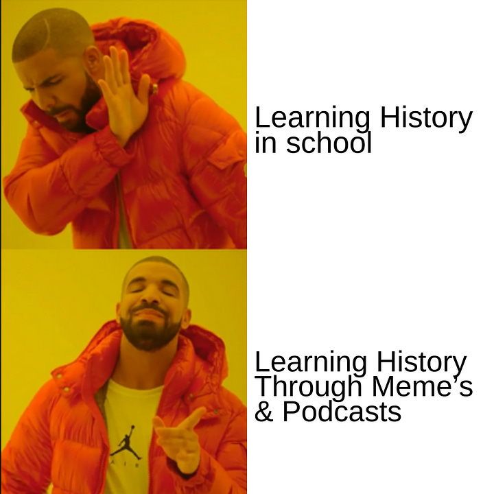 learning history memes