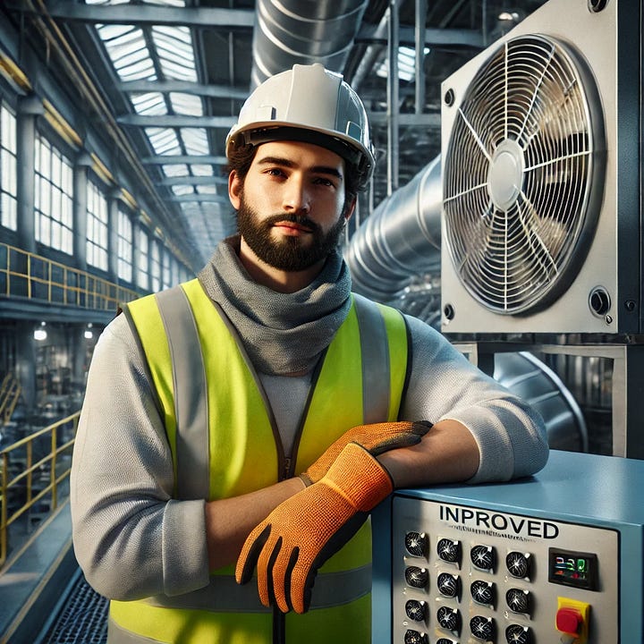 An Improved Ventilation Exhaust Fan for Industry