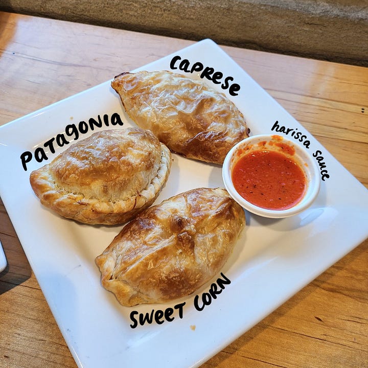 The Giddy Goat Coffee Roasters empanadas