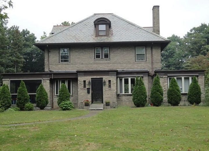 Our front yard before in 2014, and then after its transformation to a Cottage Garden in 2020