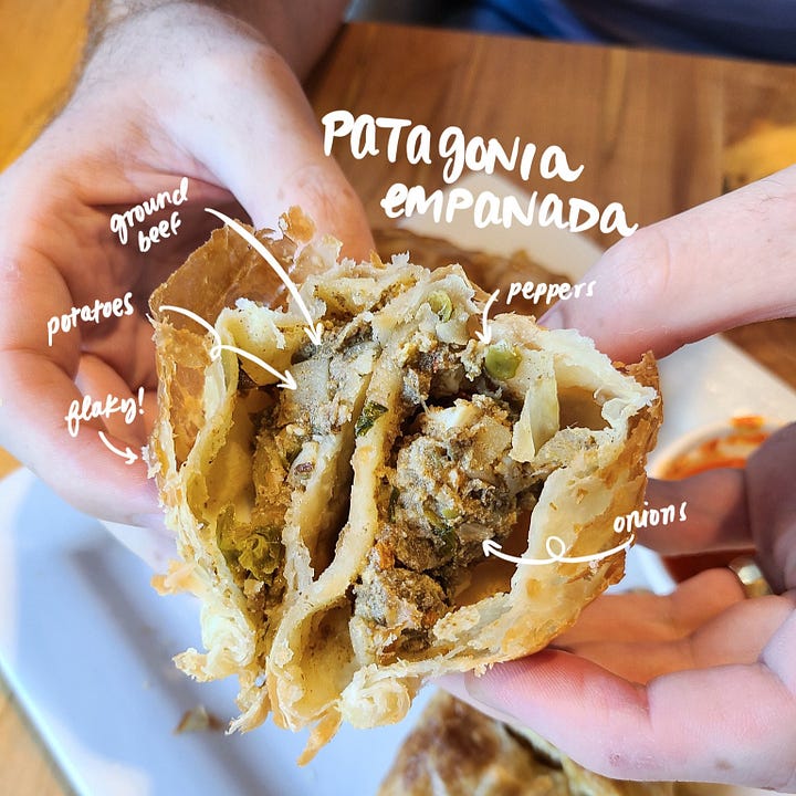 The Giddy Goat Coffee Roasters empanadas