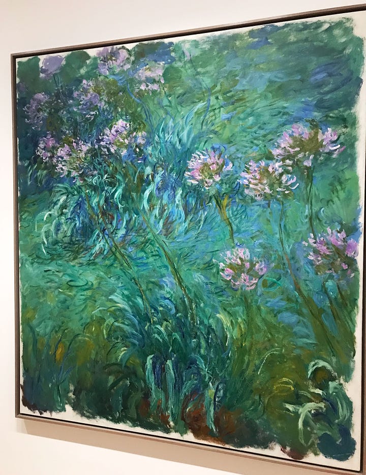 Monet and Joan Mitchell paintings NYC and Boston