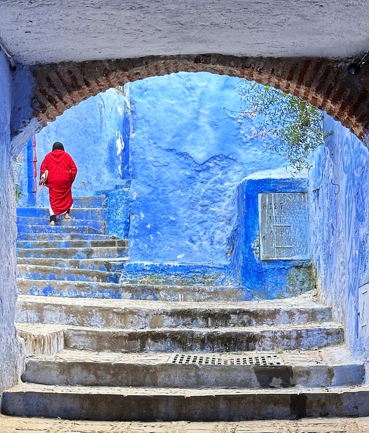 Baxter, Blue City Morocco Doorways