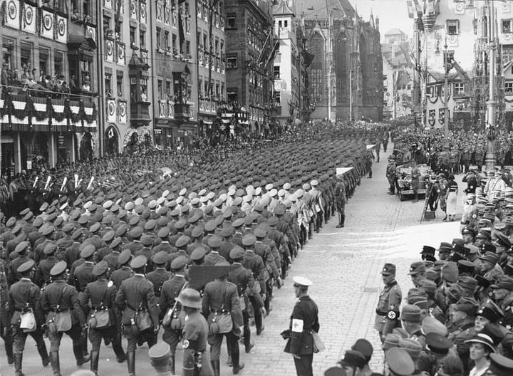 Hitler Beer Hall Putsch; Triumph of the Will march.