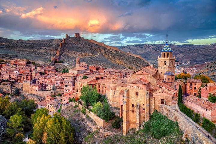 Two of Condé Nast's selection of the 50 most beautiful small towns in the world