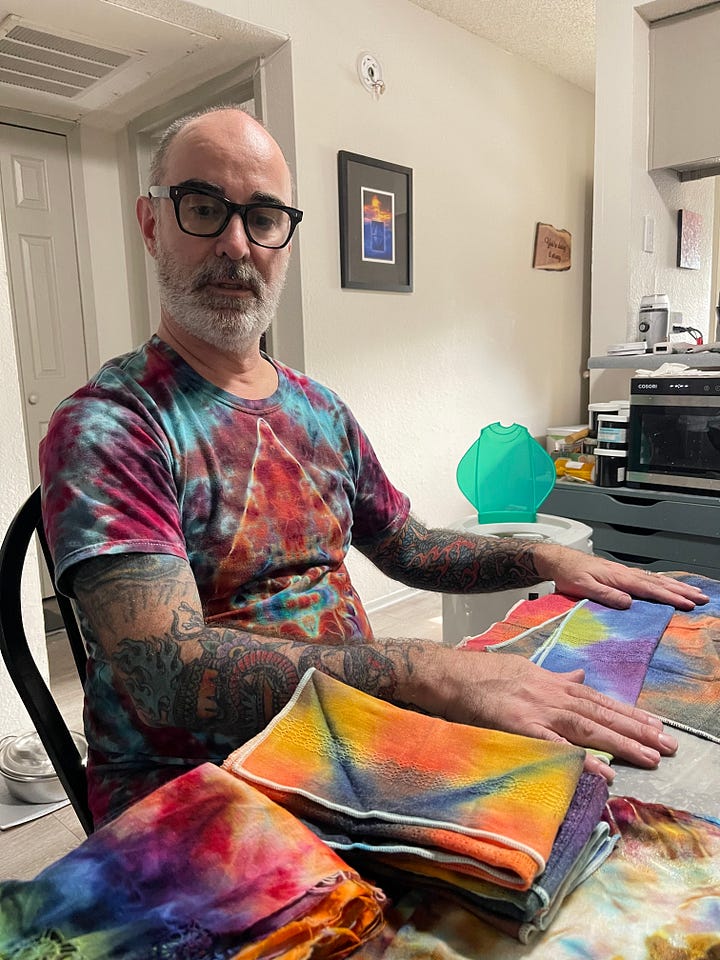 Zencraft Arts Tie Dyes by Jamie Ocain