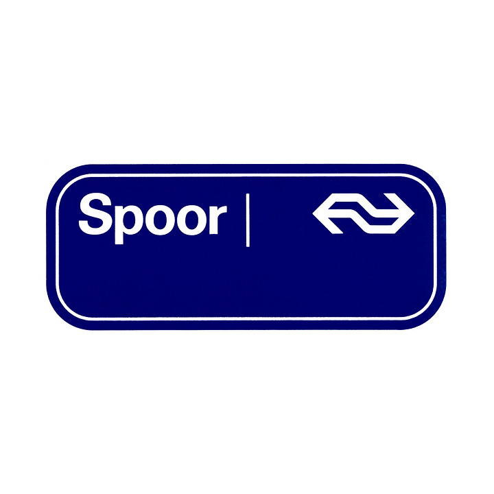 Tel Design's 1967 wayfinding for Dutch rail network Nederlandse Spoorwegen