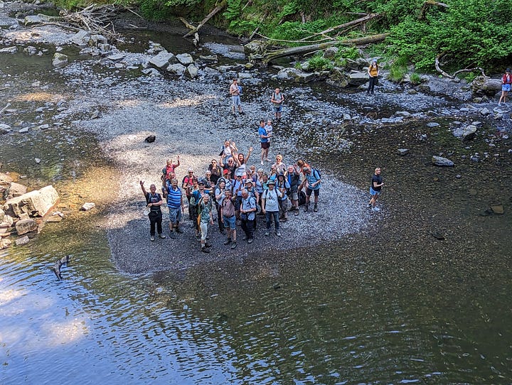 guided waterfall walk brecon beacons