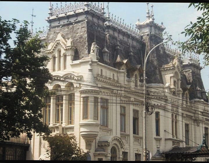 Parisian style buildings of Bucharest