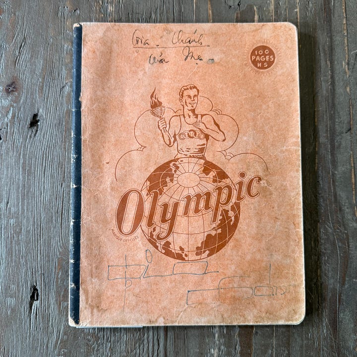 mom's recipe notebook