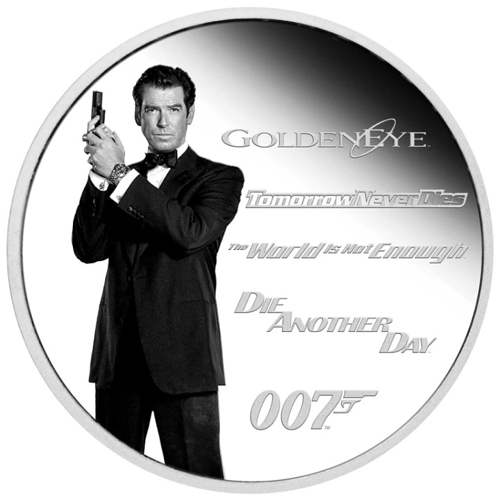 Pierce Brosnan James Bond Coin by the Perth Mint