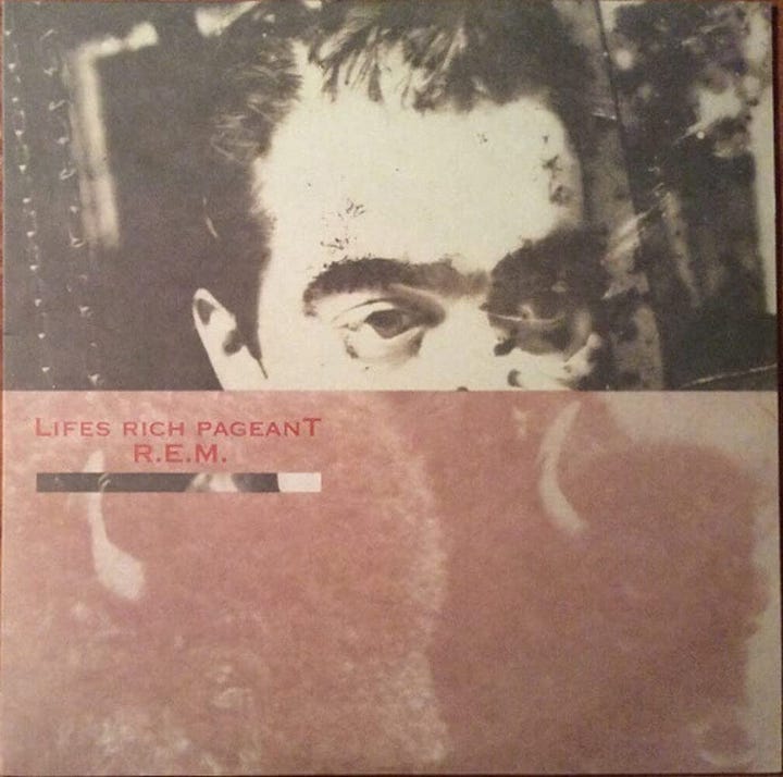 LP Covers: R.E.M., Green; R.E.M, Life's Rich Pageant