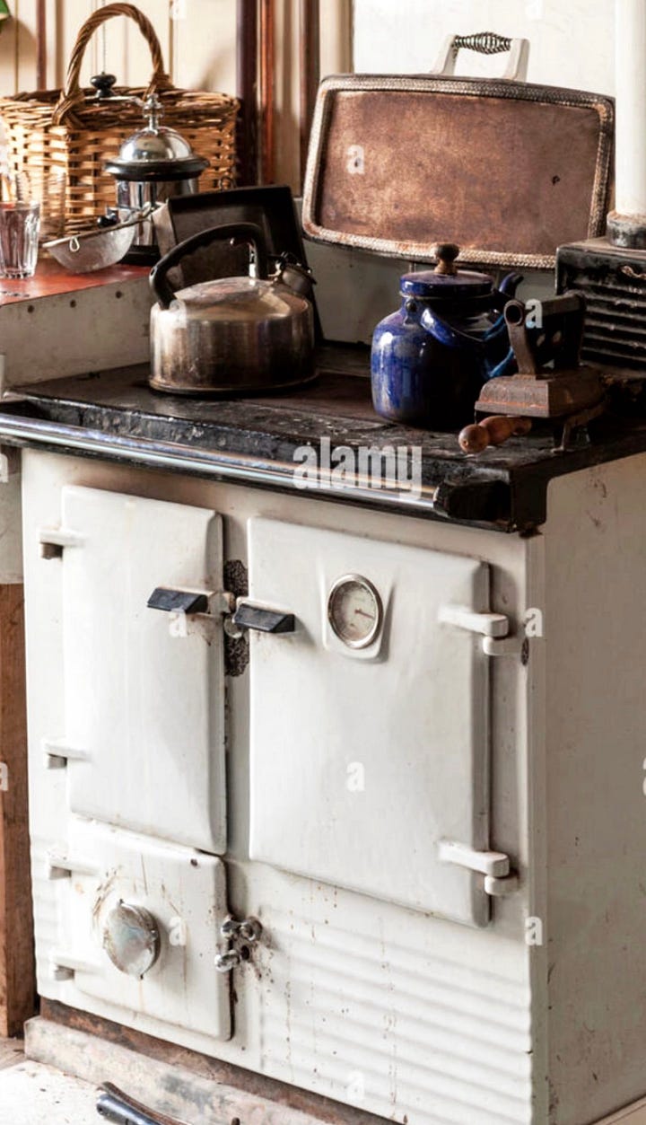 An antique Rayburn oven/heater 