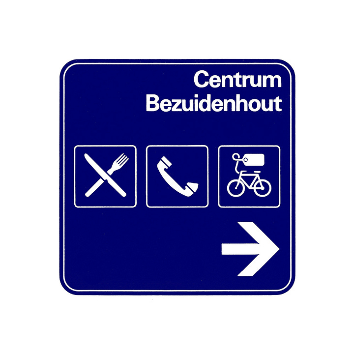 Tel Design's 1967 wayfinding for Dutch rail network Nederlandse Spoorwegen