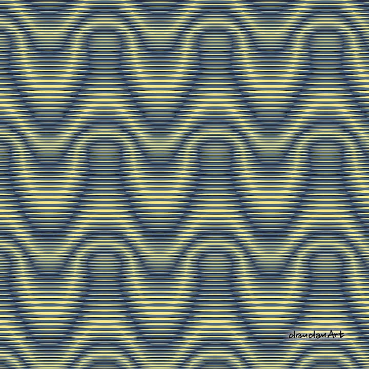 Bulbous Moiré and Viscous Moiré patterns by drandanArt