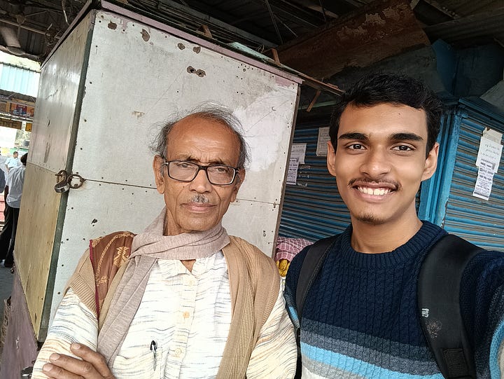 Left: Me and my grandfather; Right: Prize taking... Finally a good photo 😭