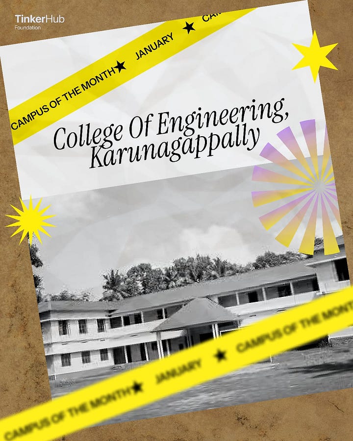 Campus of the Month and Maker of the Month for January 2025.