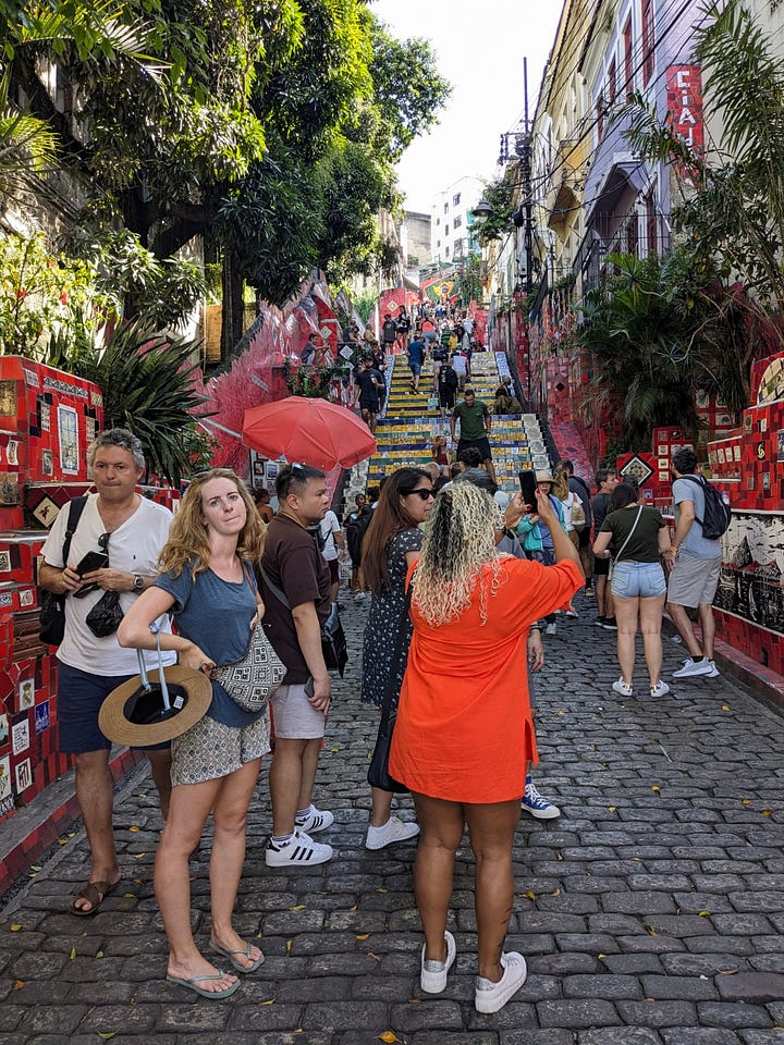 Escadaria Selarón: the least practical staircase in Brazil