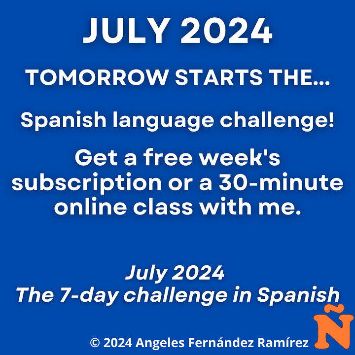 July 2024 Spanish Language Challenge