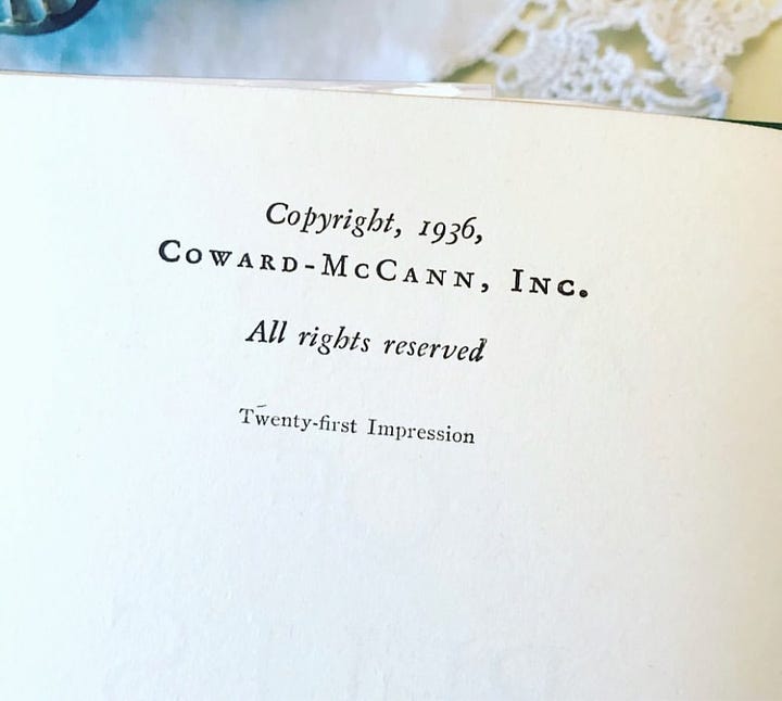 Inside the US edition of A City of Bells: title page, copyright, chapter one, and my favorite quote from Jocelyn as he arrives in Torminster. 