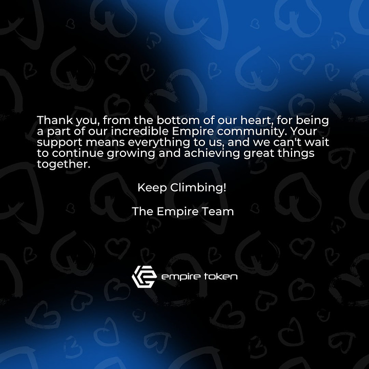 Empire team's letter to its beloved community.