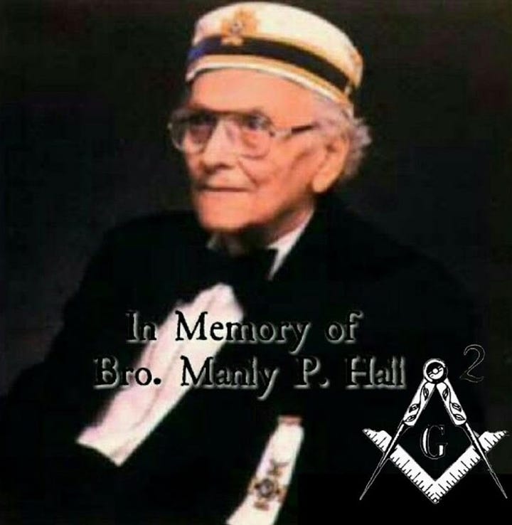 33 degree Free Mason - Manly P Hall